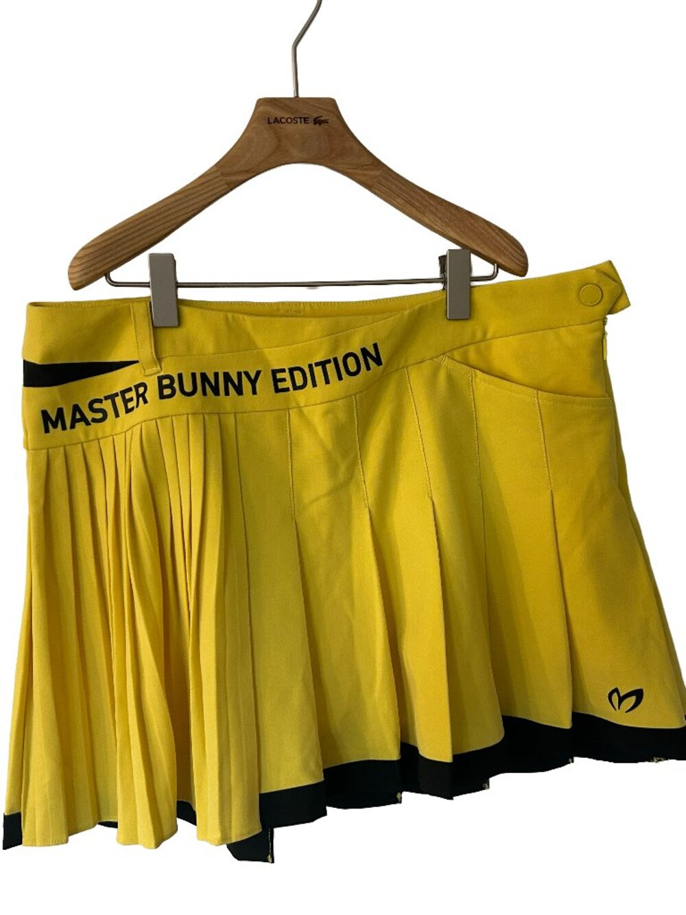 Master Bunny Edition Golf Skort Size 3 (M) Yellow Pleated Skirt with Built-In Sh